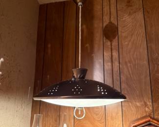 Vintage UFO football lamp