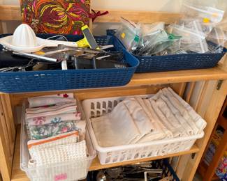 Vintage linens and kitchen towels