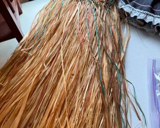 Antique Grass Hula Skirt