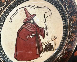 Antique Royal Doulton Witch Plate
