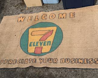 Vintage 7-Eleven Entrance Mat