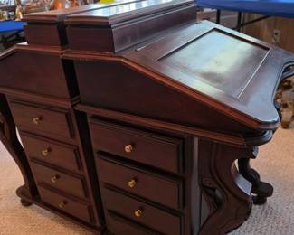 #11  Antique Davenport Desk  21"Wx22"Dx33"H   $550