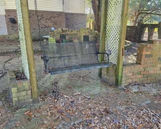 #66   Metal Swing  52"Wx21"D   $55