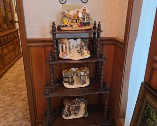 #5  Four Tier Spindle Floor Stand  26"Wx10"Dx43"H   $75