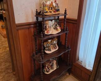 #5  Four Tier Spindle Floor Stand  26"Wx10"Dx43"H   $75