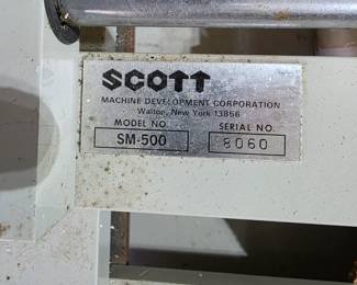 #38  Scott Signgraver SM500    $265
