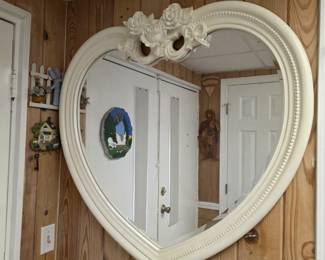 #26  Heart Mirror   36"x36"   $85