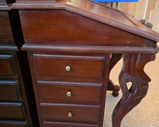 #10  Antique Davenport Desk  21"Wx22"Dx33"H   $550