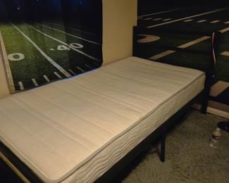Twin bed and mattress for sale also brand new and in excellent condition
