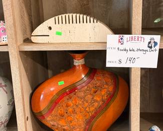 9 cubby storage unit