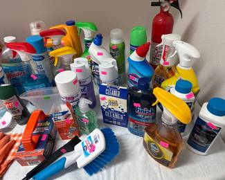 cleaning supplies 