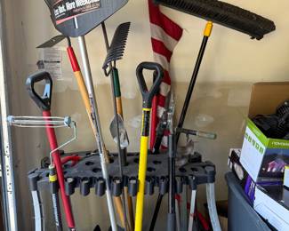 Assorted yard tools