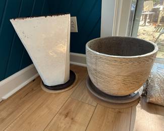 Variety of flower and plant pots