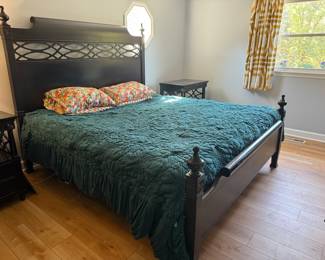 King size bed frame (headboard and footboard