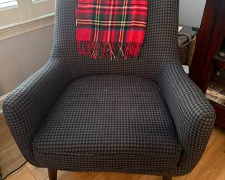 Houndstooth Accent Chair