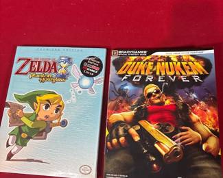 Zelda Phantom Hourglass (Sealed) and Duke Nukem Forever books