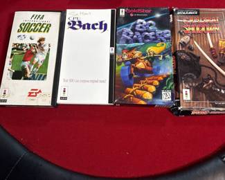 Panasonic 3DO games with boxes