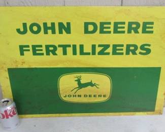 Metal John Deere Sign
