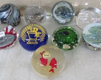 Glass Paperweights