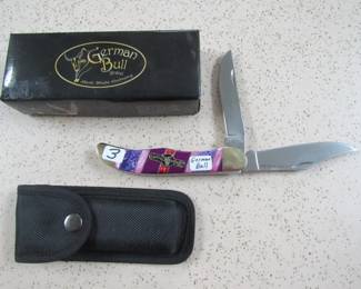 German Bull Folding Hunter Knife
