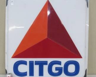 Vintage Plastic Citgo Gas Sign