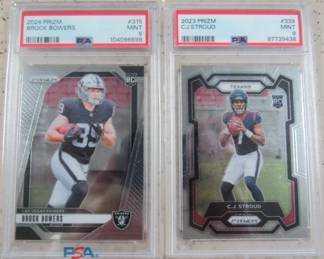 Graded Football Cards - Rookie or Superstar Cards