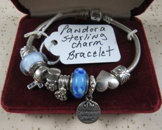 Pandora Sterling Charm Bracelet