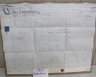 1851 Indenture