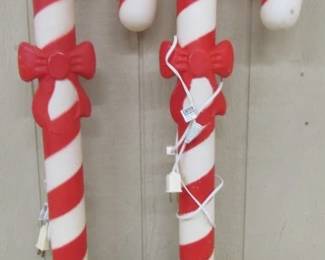 1970's Blow Mold Candy Canes