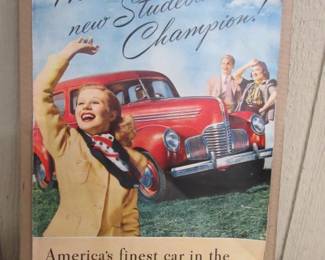 1939 Studebaker Car Brochure