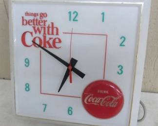 1960's Coke Lighted Clock