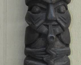 Tiki Wood Statue