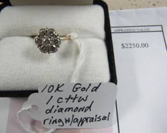 10K Diamond Ring w/Appraisal