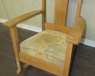 Limberts Mission Oak Rocker - Signed Limberts