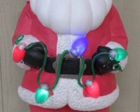 Blow Mold Santa Claus