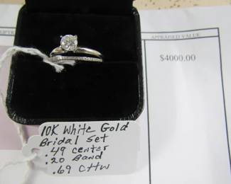 10K Diamond Bridal Set w/Appraisal