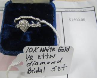 10K Diamond Bridal Set w/Appraisal