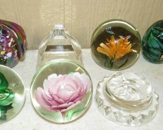 Glass Paperweights