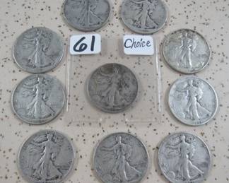Walking Liberty Half Dollars