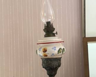 Antique Victorian Oil lamp
