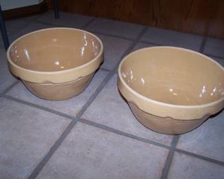 YELLOW WARE BREAD BOWLS