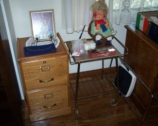 OAK FILE & STAND