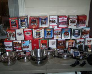 BUDWEISER CHRISTMAS MUGS