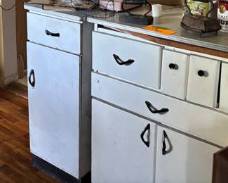 Vintage metal cabinets 