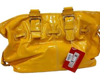 DOONEY & BOURKE SCHOOL BUS YELLOW HANDBAG TOTE