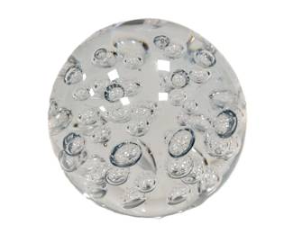 BUBBLE GLASS PAPER WEIGHT
