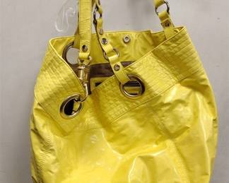 STEVEN MADDEN BRIGHT YELLOW - SOME WEAR ON SHOULDER SCRAP