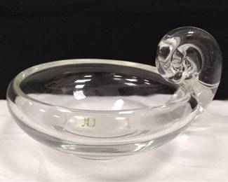 STEUBEN SNAIL GLASS BOWL