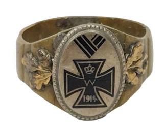 WWI IRON CROSS RING - RARE