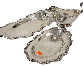 SILVER PLATE SERVING PIECES